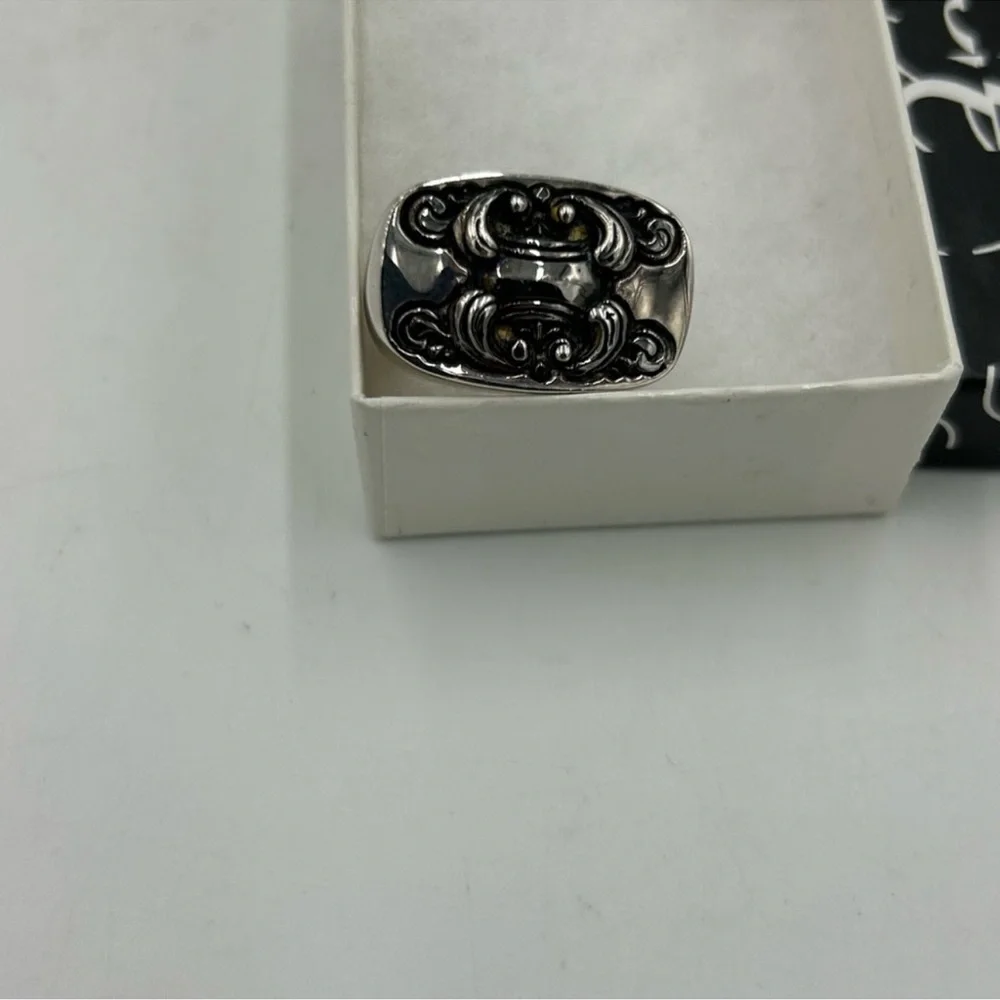 Chrome hearts, 950 sterling silver ring size 7. Unisex.